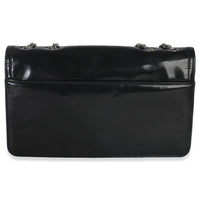 Black Patent CC Lipstick Flap Bag