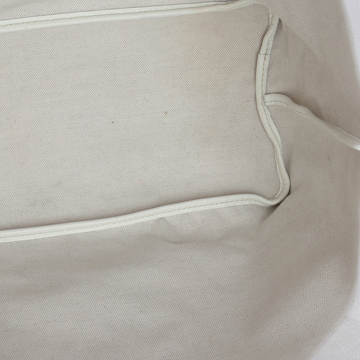 White Goyardine Canvas Saint Louis PM