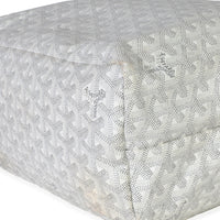 White Goyardine Canvas Saint Louis PM