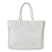 White Goyardine Canvas Saint Louis PM