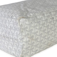 White Goyardine Canvas Saint Louis PM