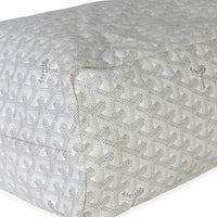 White Goyardine Canvas Saint Louis PM