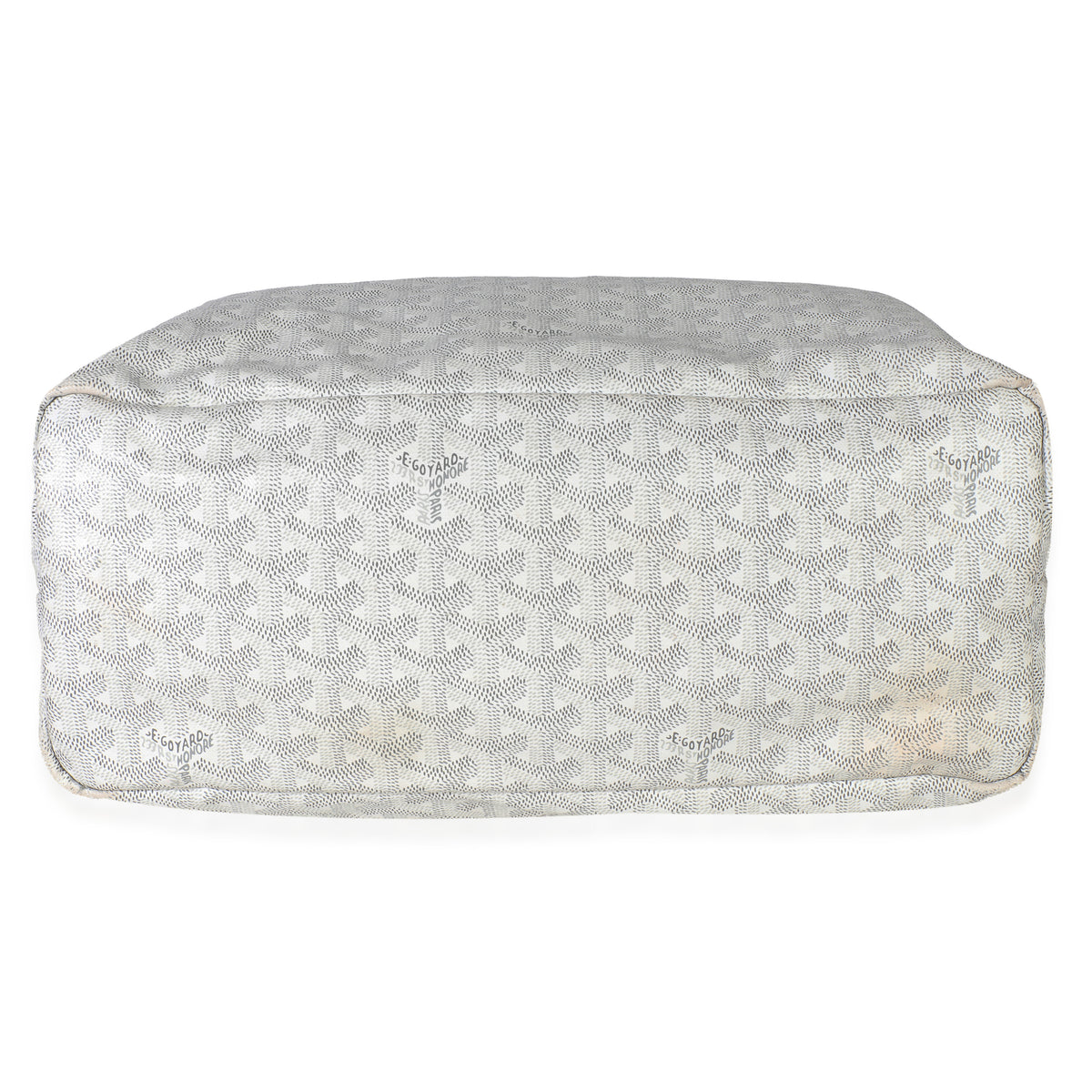 White Goyardine Canvas Saint Louis PM