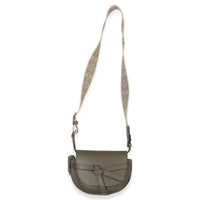 Khaki Calfskin Mini Gate Dual Bag