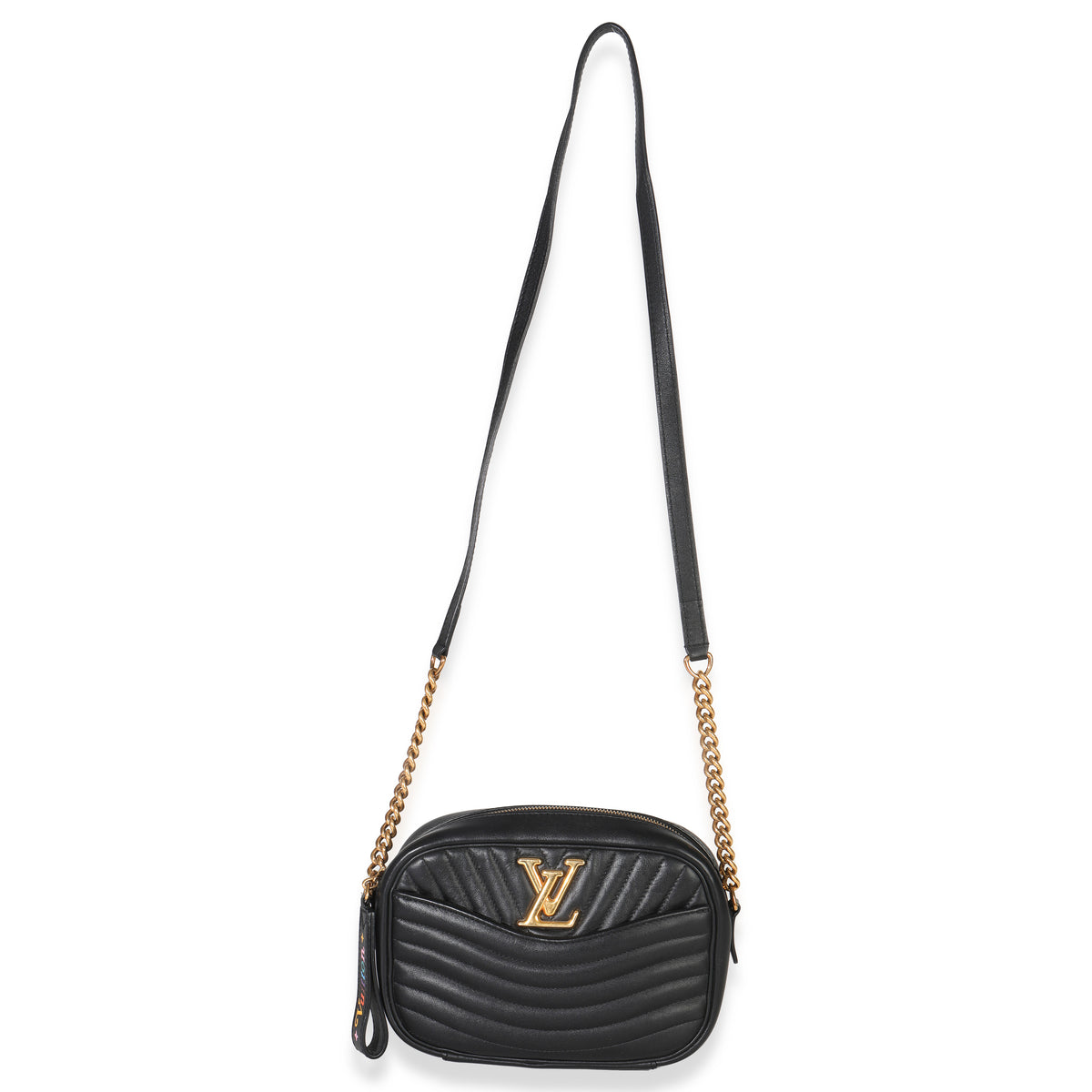 Black Calfskin New Wave Camera Bag