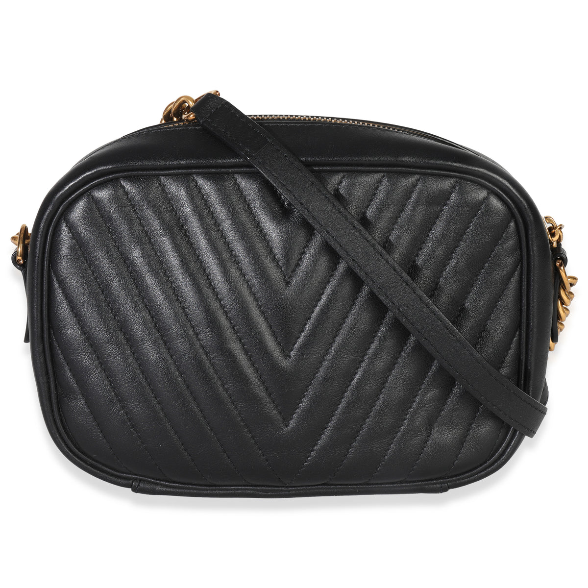Black Calfskin New Wave Camera Bag