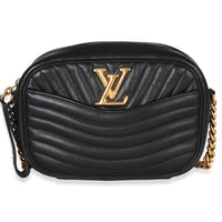 Black Calfskin New Wave Camera Bag