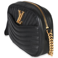 Black Calfskin New Wave Camera Bag