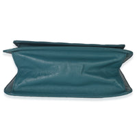 Teal Quilted Calfskin Large Business Affinity Shopping Bag