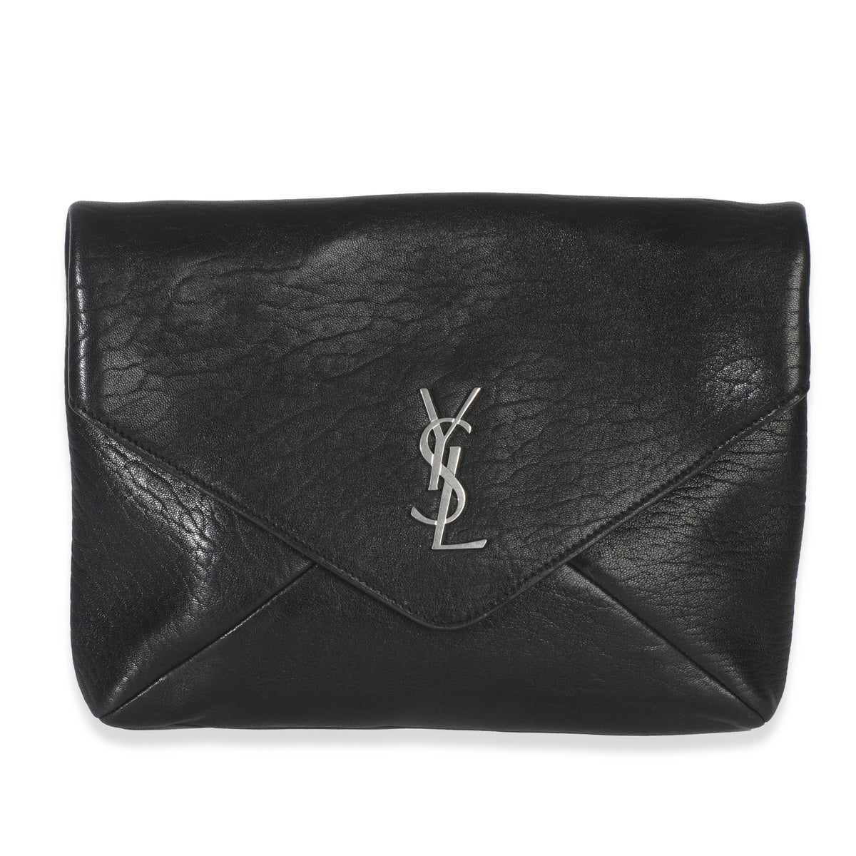 Black Lambskin Cassandre Envelope Messenger