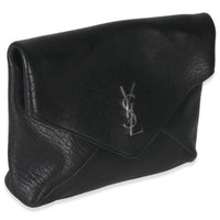 Black Lambskin Cassandre Envelope Messenger