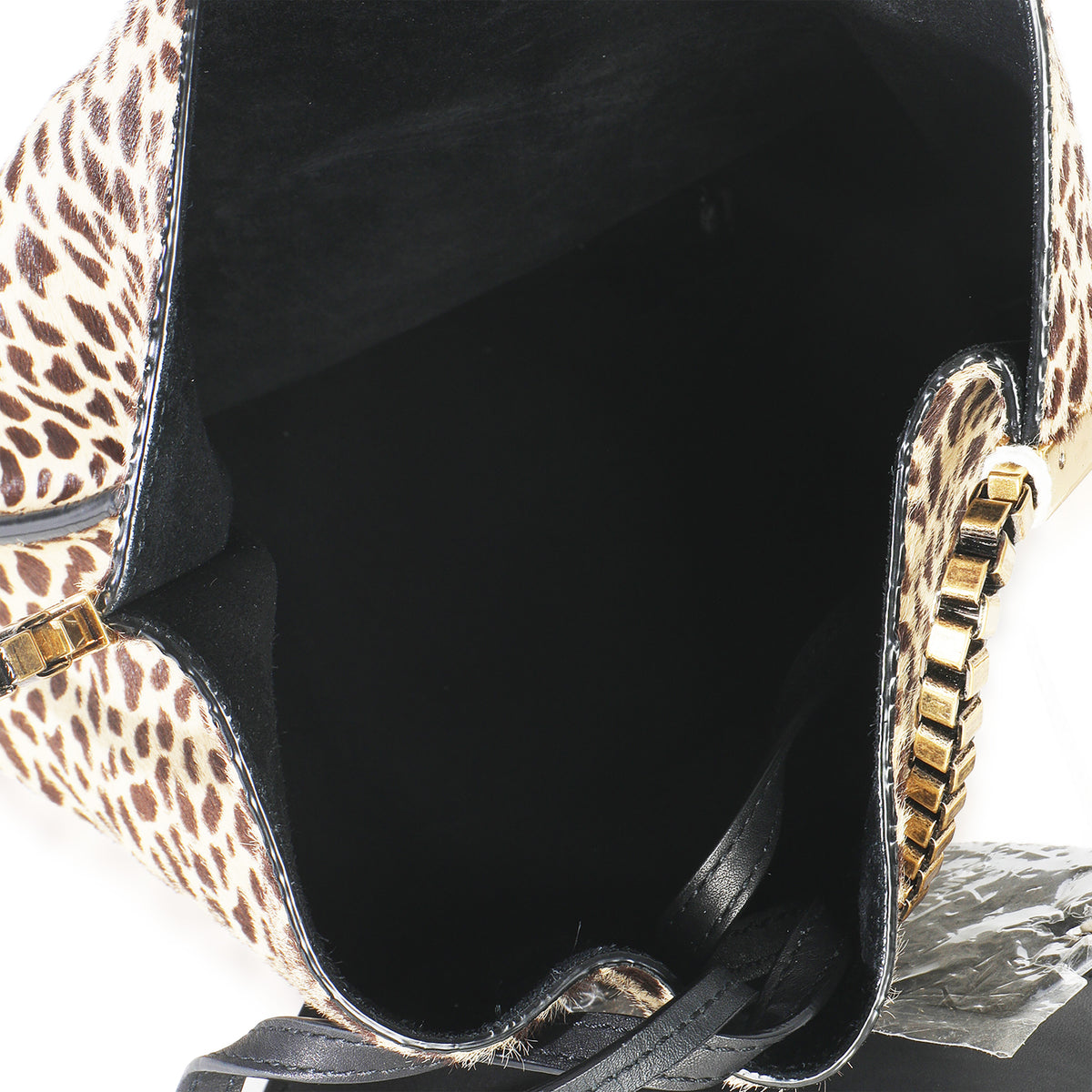 Leopard Pony Hair Small Suzanne Hobo