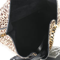Leopard Pony Hair Small Suzanne Hobo