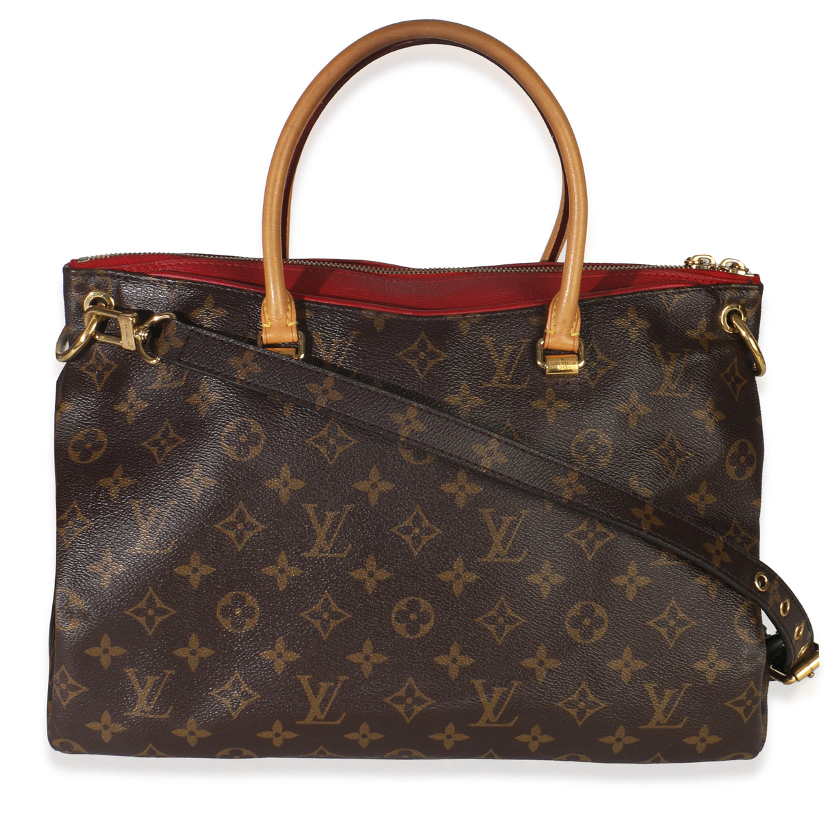 Cherry Monogram Pallas MM