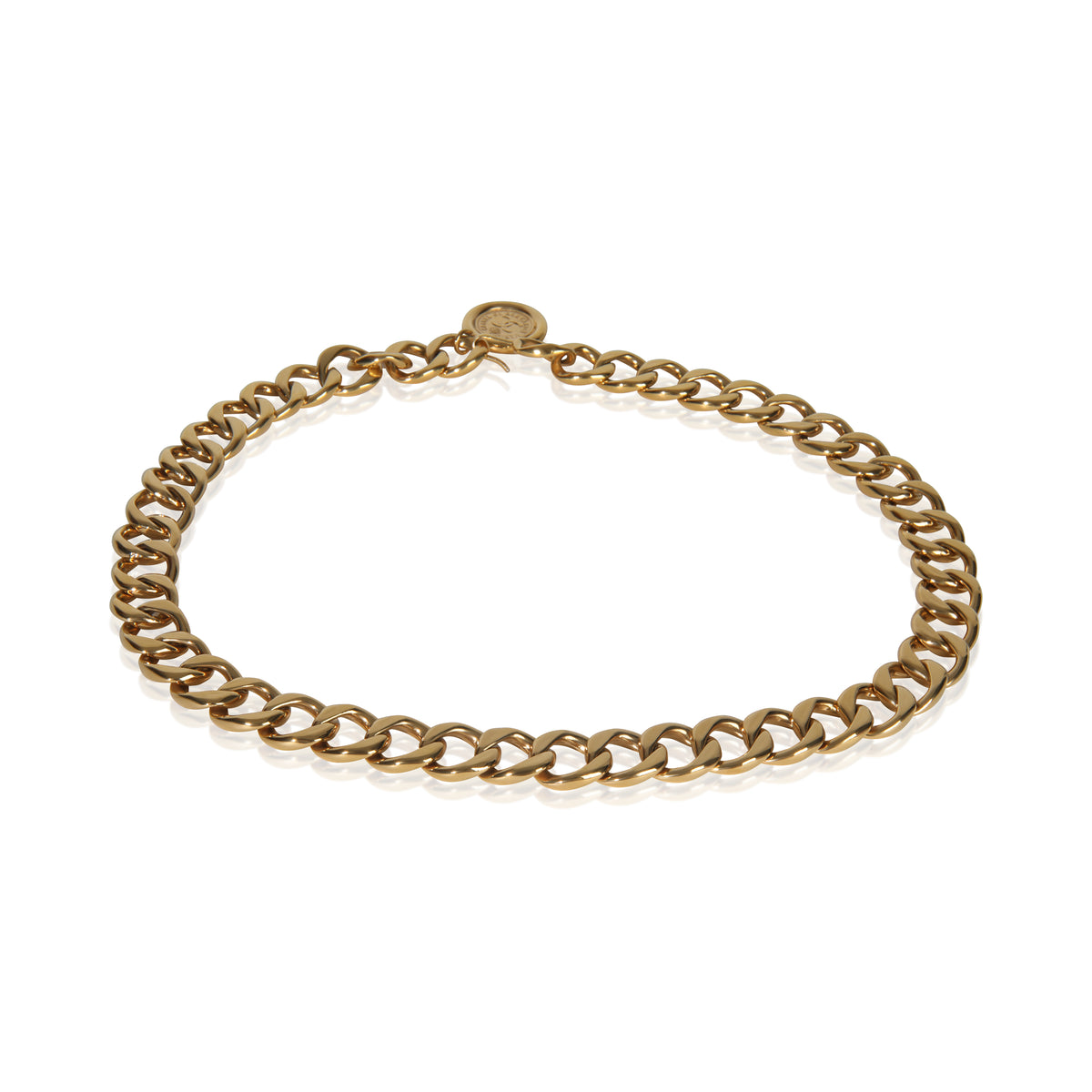 Gold-Plated  Vintage 1990s Medallion Link Belt