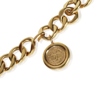 Gold-Plated Vintage 1990s Medallion Link Belt