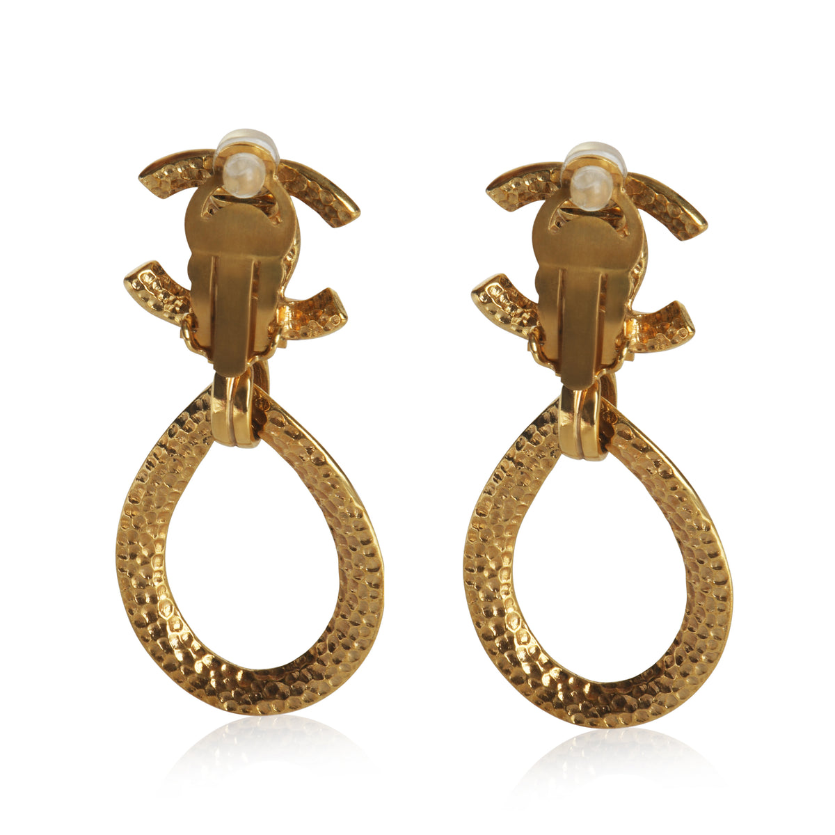 Gold-Plated  Vintage 1996 CC Drop Earrings