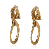 Gold-Plated  Vintage 1996 CC Drop Earrings