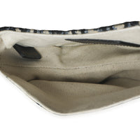 Christian Dior Blue Oblique Canvas Mini Saddle Bag Handbag ad1