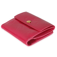 Fuschia Monogram Vernis Elise Wallet