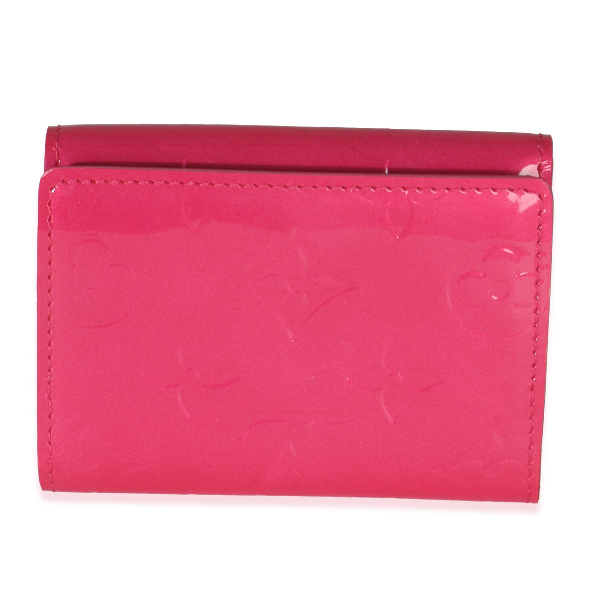 Fuschia Monogram Vernis Elise Wallet