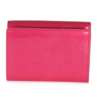 Fuschia Monogram Vernis Elise Wallet