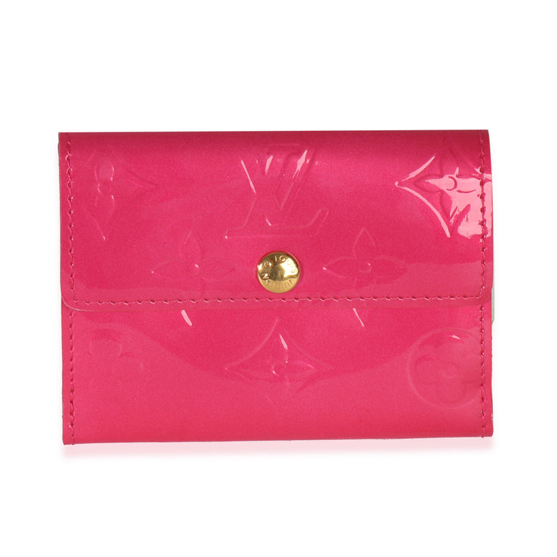 Fuschia Monogram Vernis Elise Wallet