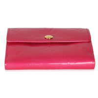Fuschia Monogram Vernis Elise Wallet