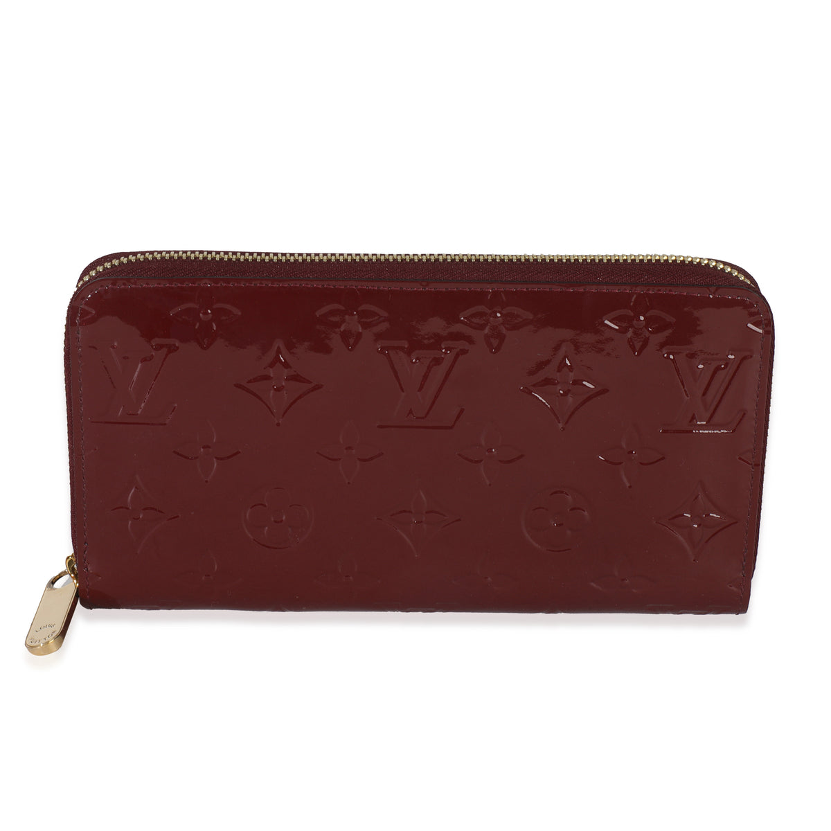 Red Monogram Vernis Zippy Wallet