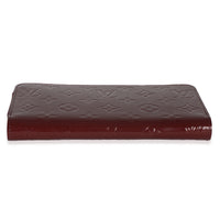 Red Monogram Vernis Zippy Wallet