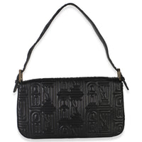 Black Embossed Nappa 1997 Re Edition Baguette