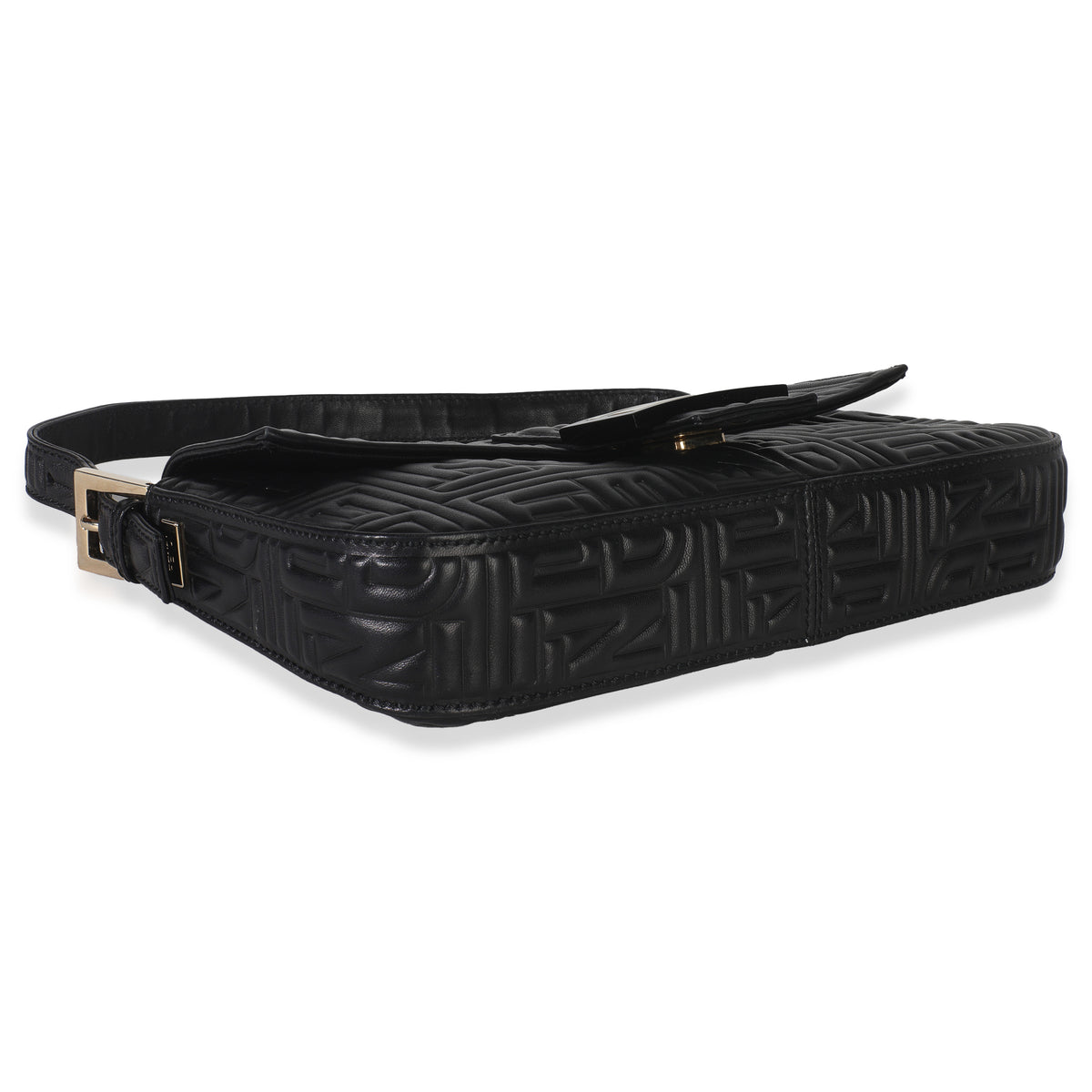 Black Embossed Nappa 1997 Re Edition Baguette