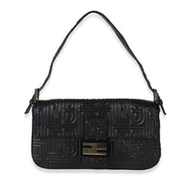 Black Embossed Nappa 1997 Re Edition Baguette
