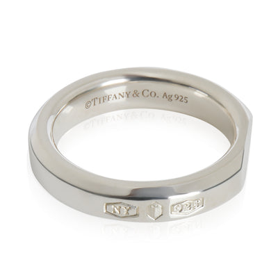 Sterling Silver  Makers Narrow Slice Ring