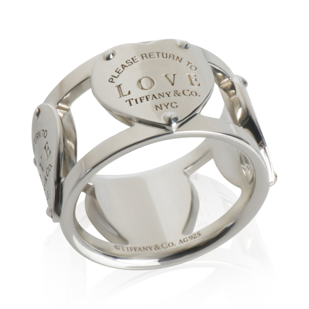 Sterling Silver  Return To Tiffany Ring