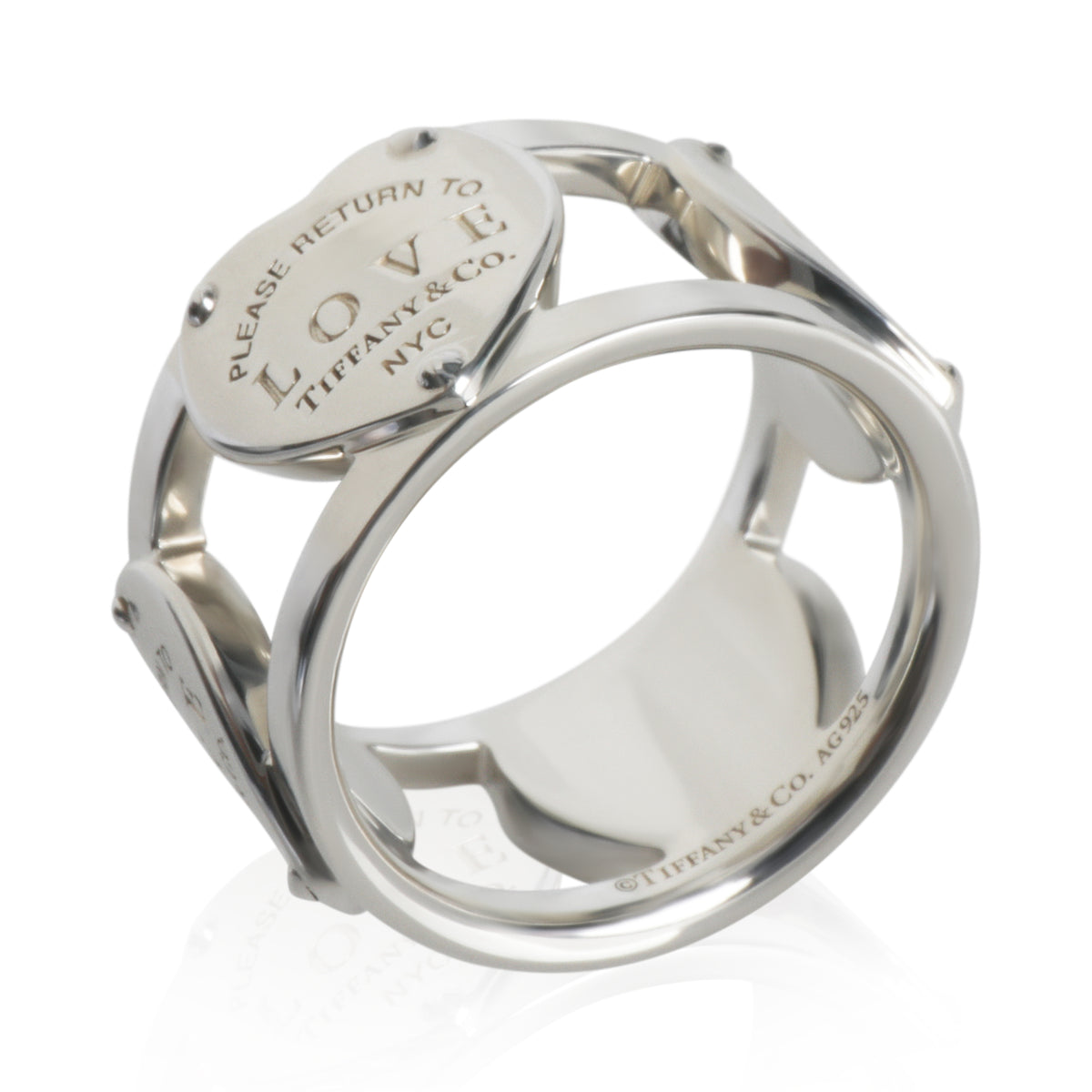 Sterling Silver  Return To Tiffany Ring