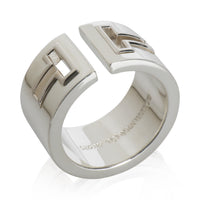 Sterling Silver  T Cutout Ring