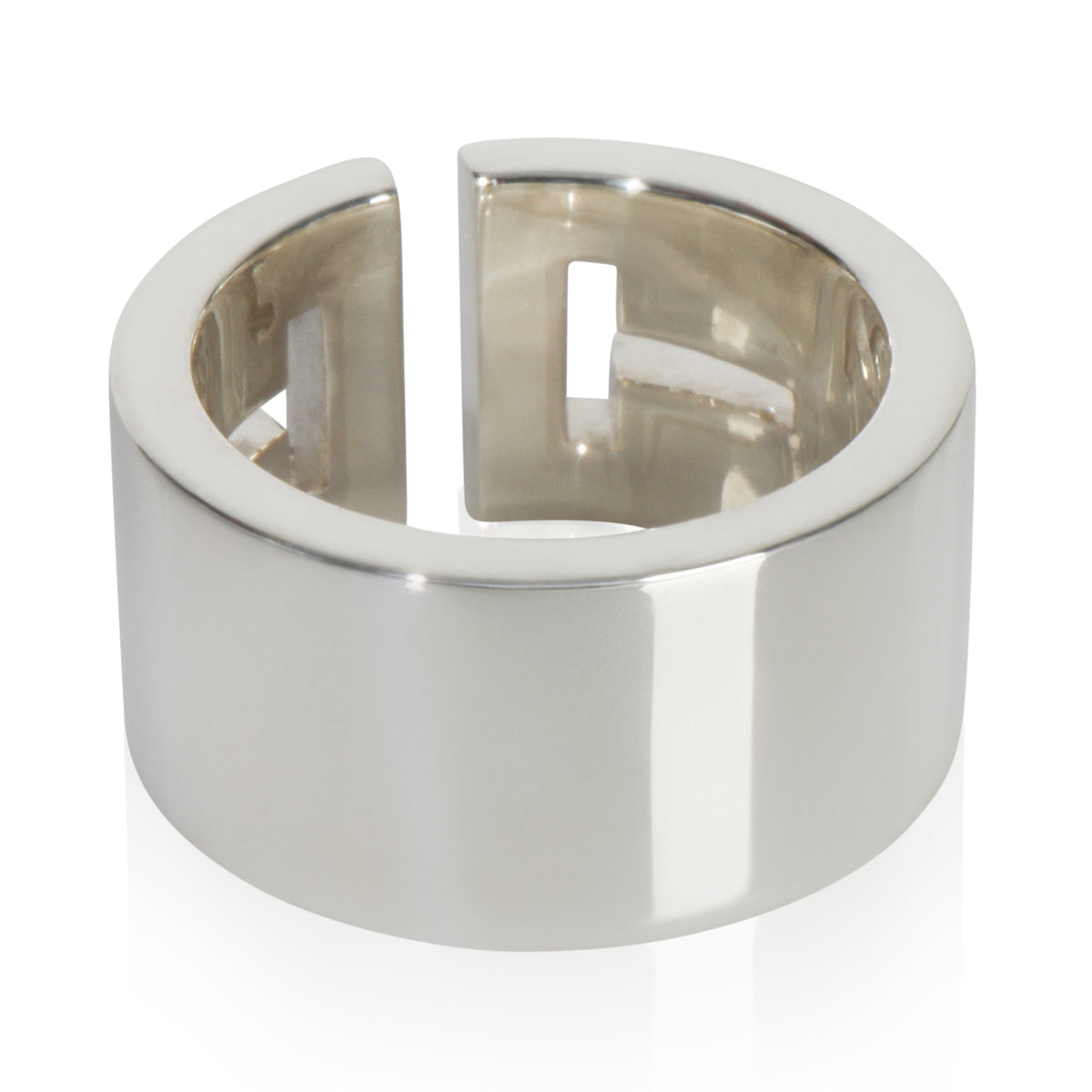 Sterling Silver  T Cutout Ring