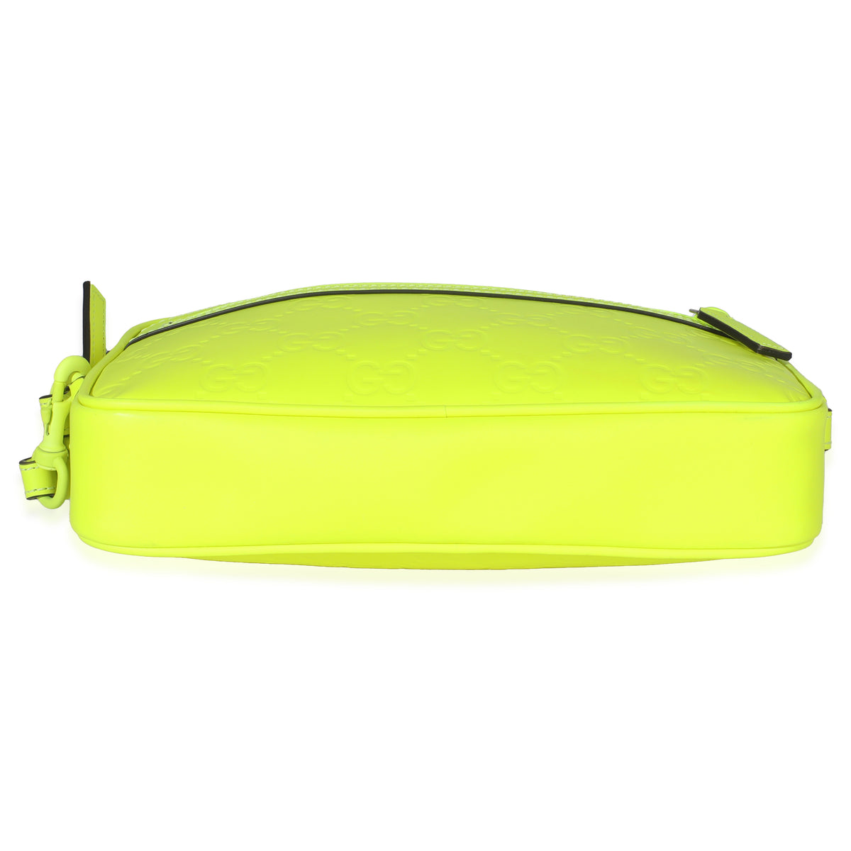 Fluorescent Yellow Rubber Effect Monogram GG Crossbody Bag