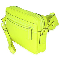 Fluorescent Yellow Rubber Effect Monogram GG Crossbody Bag