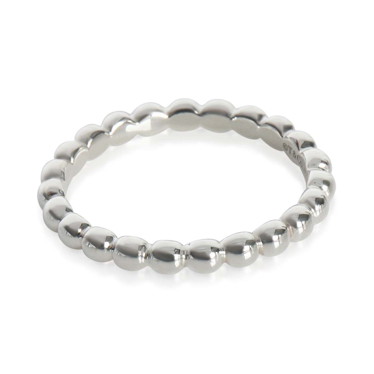 Sterling Silver  Bead Ring