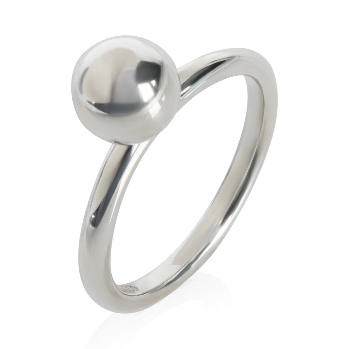 Sterling Silver HardWear Small Model Ball Ring