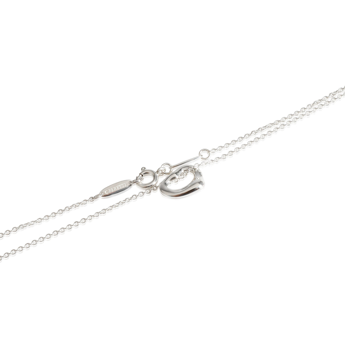 Sterling Silver  Elsa Peretti Open Heart Pendant
