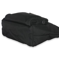 Black Nylon Front Pocket Pouch