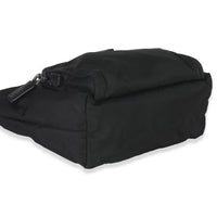 Black Nylon Front Pocket Pouch