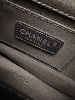 Chanel Black Plexiglass Patent Crystal Lego Brick Flap Bag Handbag