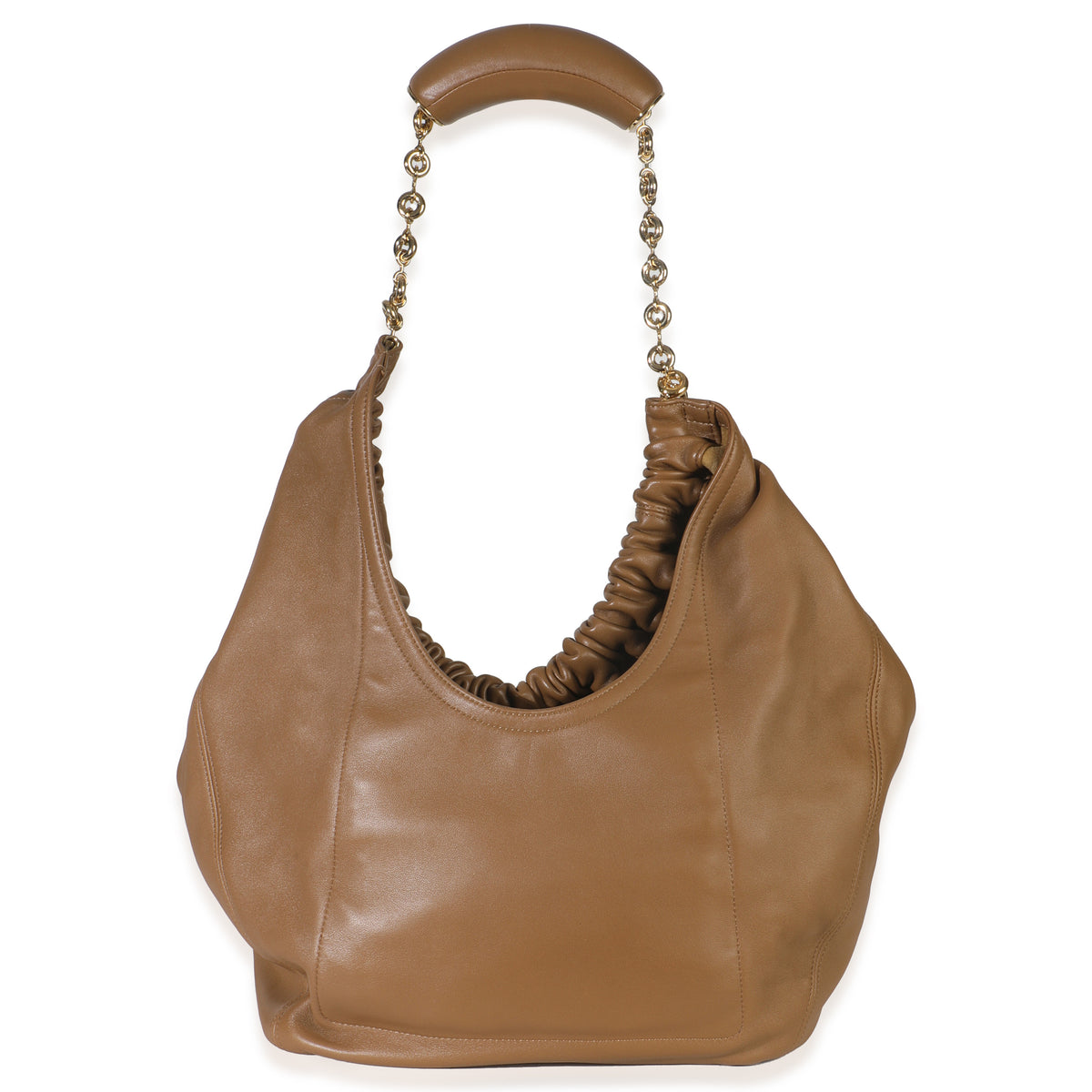 Oak Mellow Nappa Medium Squeeze Bag