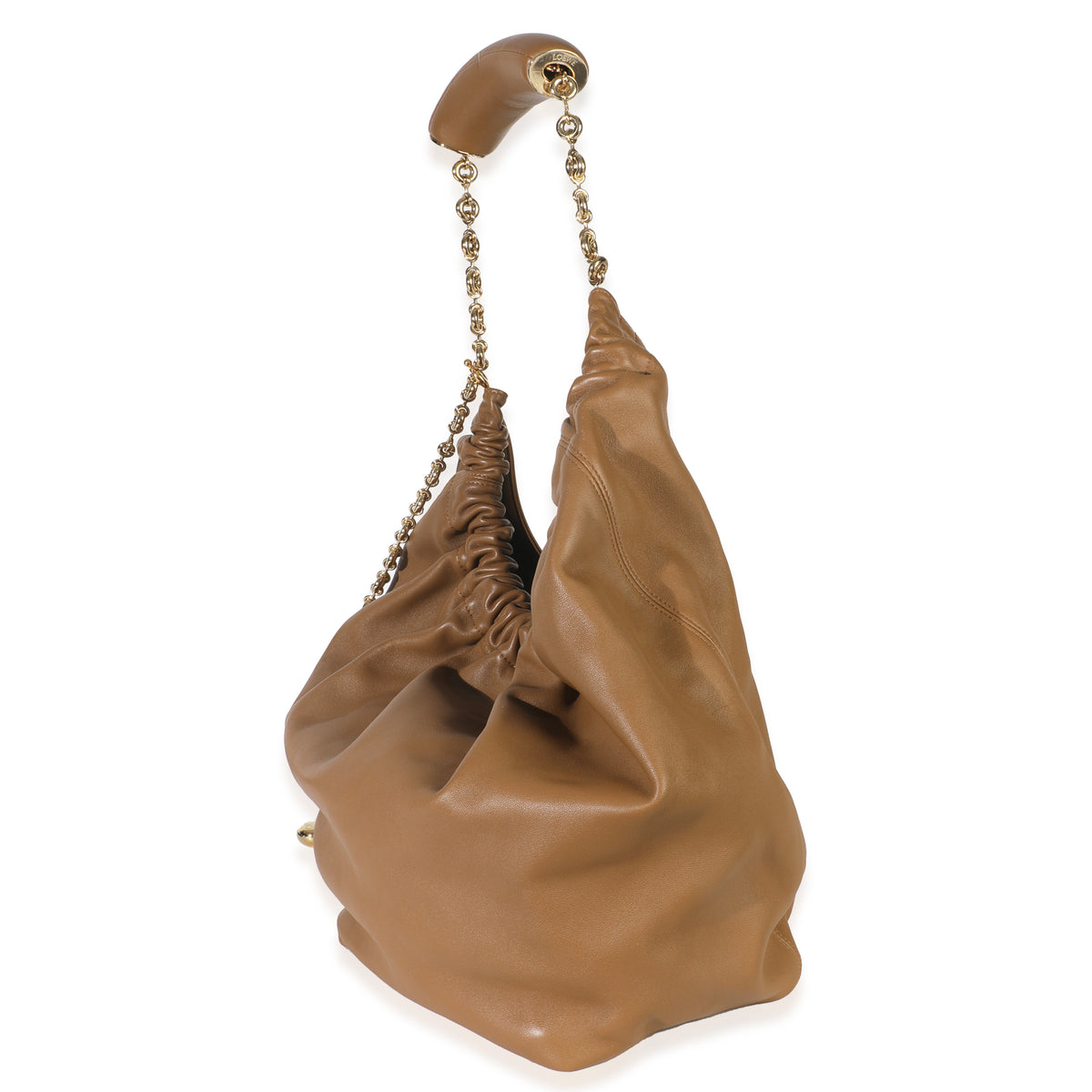 Oak Mellow Nappa Medium Squeeze Bag