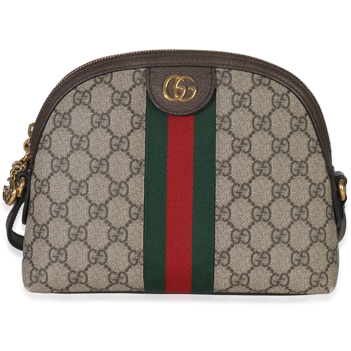 Web Beige GG Canvas Ophidia Dome Crossbody