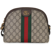 Web Beige GG Canvas Ophidia Dome Crossbody